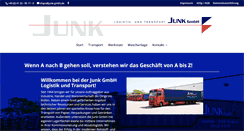 Desktop Screenshot of junk-gmbh.de