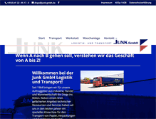 Tablet Screenshot of junk-gmbh.de